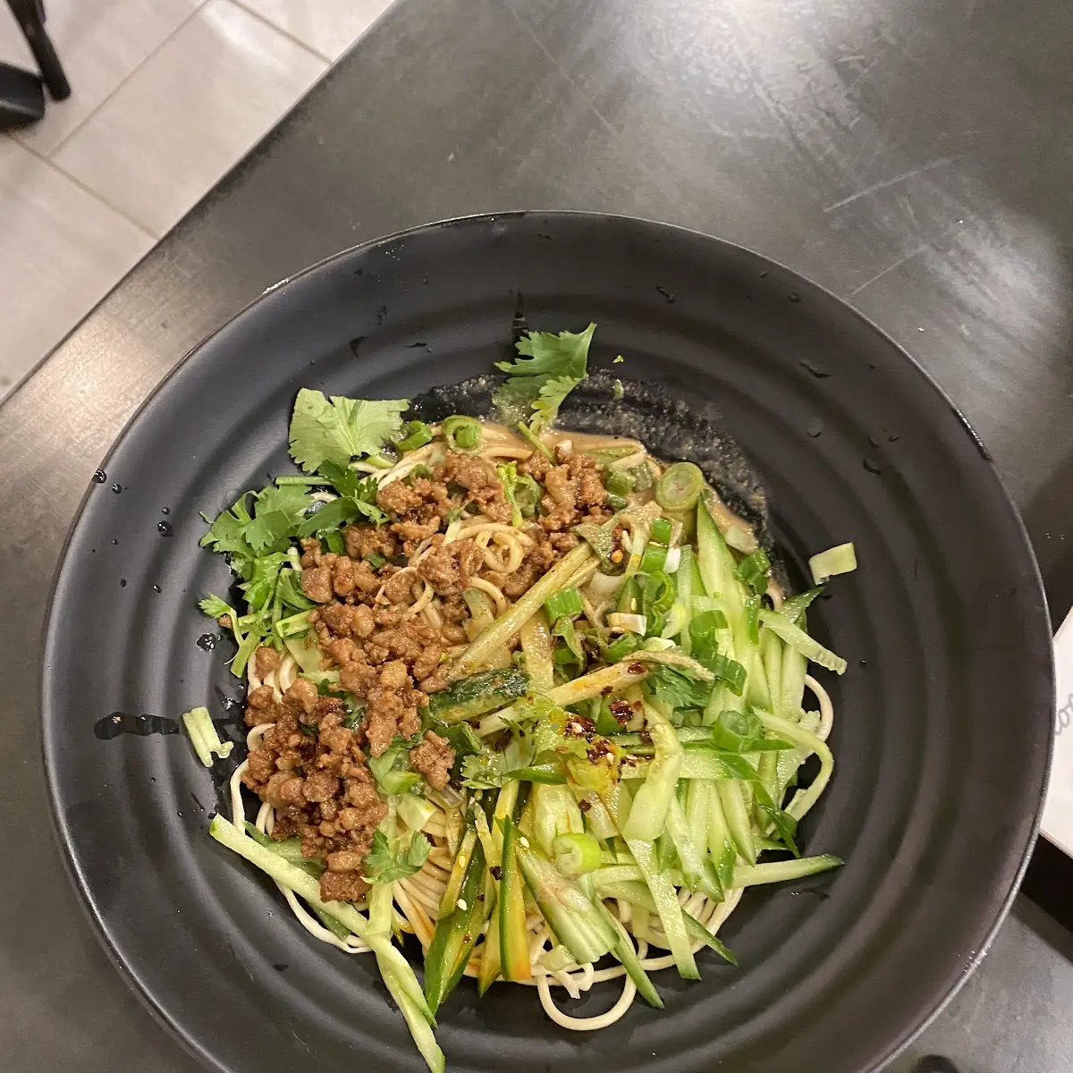 minced pork noodles 炸酱面